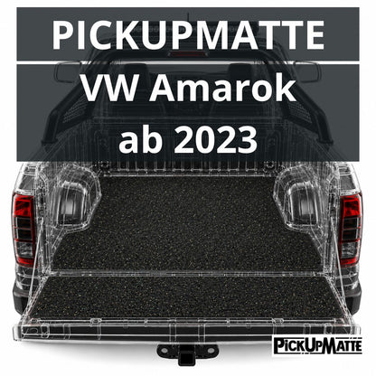 Antirutschmatte für VW Amarok, ab 2023 New Generation  – passgenauer Laderaumschutz