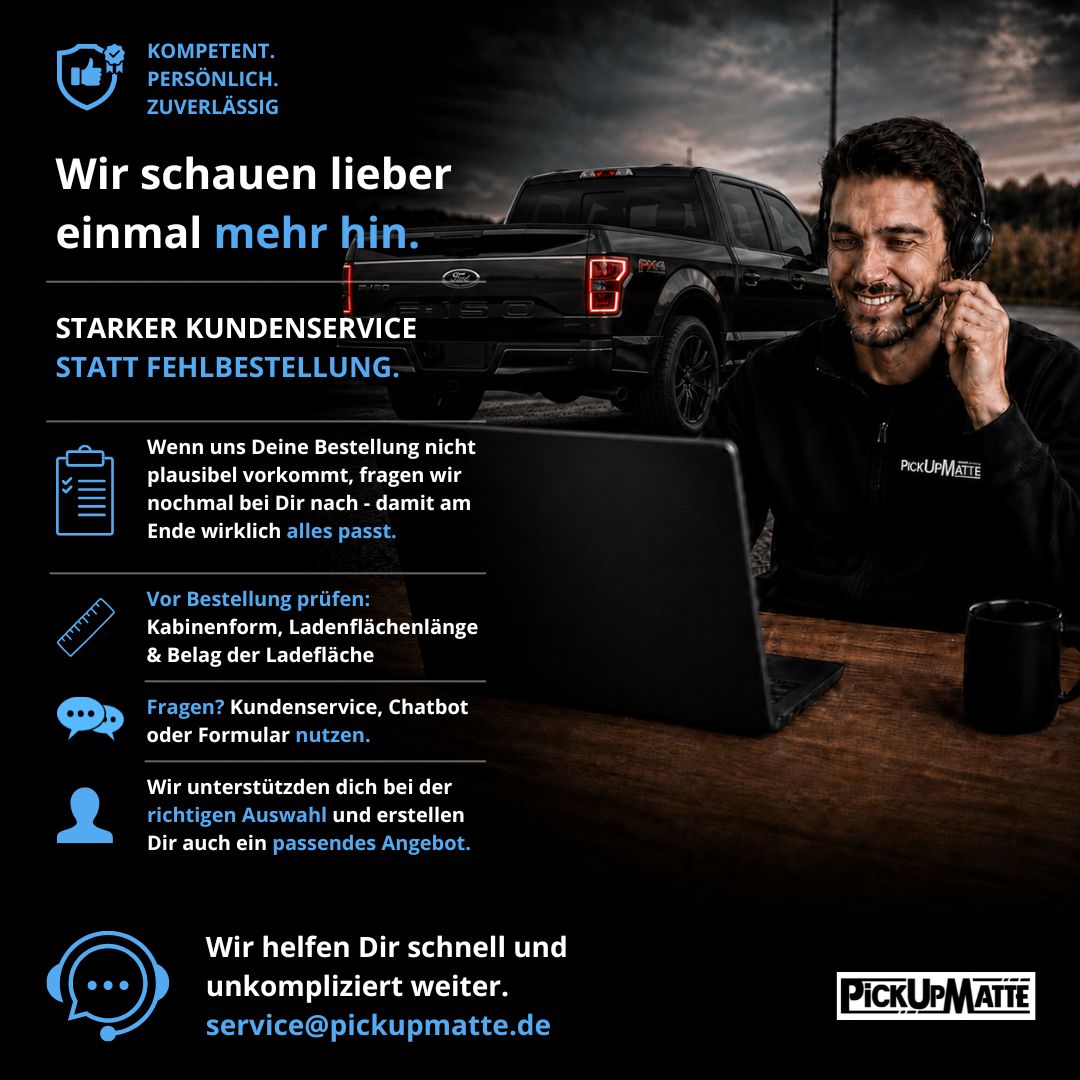 Antirutschmatte für Mitsubishi L200, 5. Gen., 09/2015-09/2019  – passgenauer Laderaumschutz