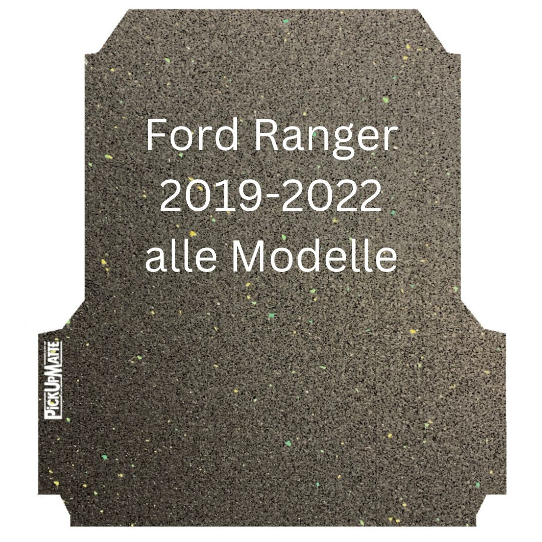 Antirutschmatte Ford Ranger, Mitte 2019-2022 (Nicht New Generation 2023) - Auswahl alle Ladeflächenformen