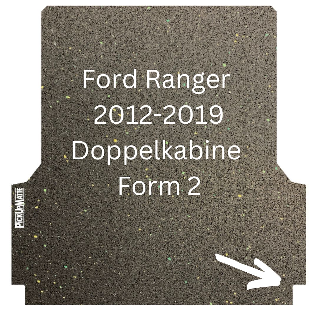 Antirutschmatte Ford Ranger, 2012-Mitte 2019 AUSWAHL ALLE LADEFLÄCHENFORMEN