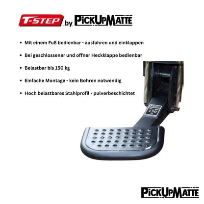 Trittstufe T-Step klappbare Aufstiegshilfe, keine Eintragung notwendig