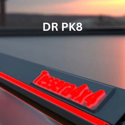 Pickuprollo Tessera Roll+ für DR PK 8 – Laderaumabdeckung aus Aluminium, Schwarz Matt