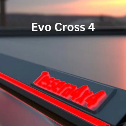 Pickuprollo Tessera Roll+ für Evo Cross 4 – Laderaumabdeckung aus Aluminium, Schwarz Matt