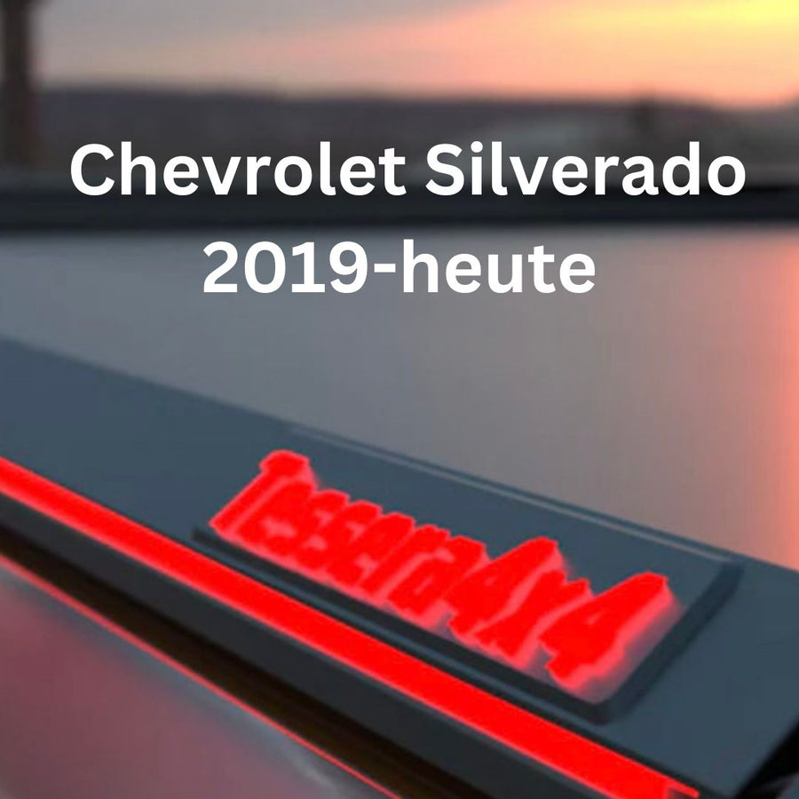 Pickuprollo Tessera Roll+ für Chevrolet Silverado 2019-heute – Laderaumabdeckung aus Aluminium, Schwarz Matt