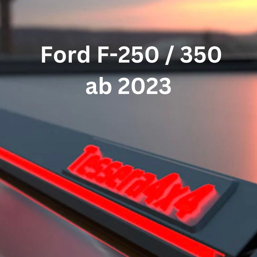 Pickuprollo Tessera Roll+ für FORD F-250,F-350, 6.75 ft,, 2023-heute – Laderaumabdeckung aus Aluminium, Schwarz Matt