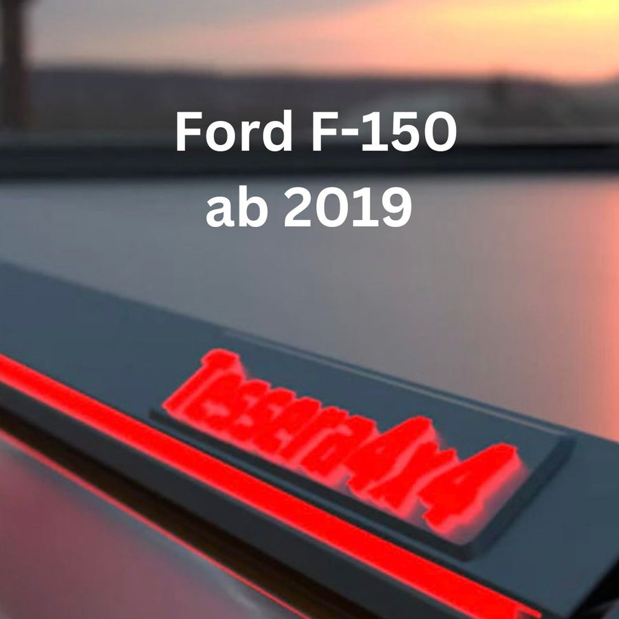 Pickuprollo Tessera Roll+ für Ford F-150, 2021-heute / Lightning 2023-heute (New Generation) – Laderaumabdeckung aus Aluminium, Schwarz Matt