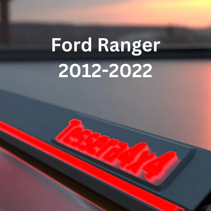 Pickuprollo Tessera Roll+ für FORD Ranger, 2012-2022 (nicht New Generation) – Laderaumabdeckung aus Aluminium, Schwarz Matt