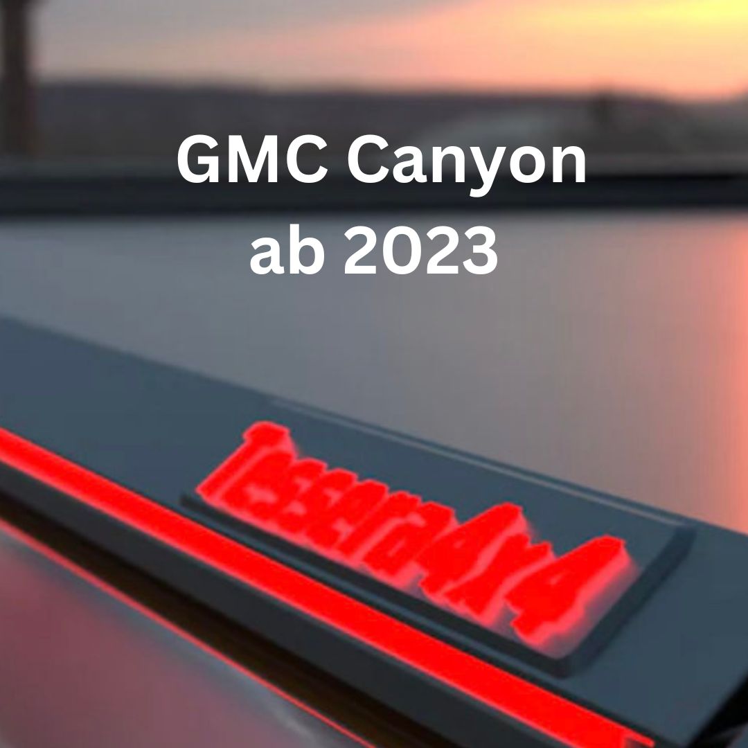 Laderaumrollo Tessera Roll+ GMC Canyon, CrewCab, Short Box, ab 2023, schwarz-matt