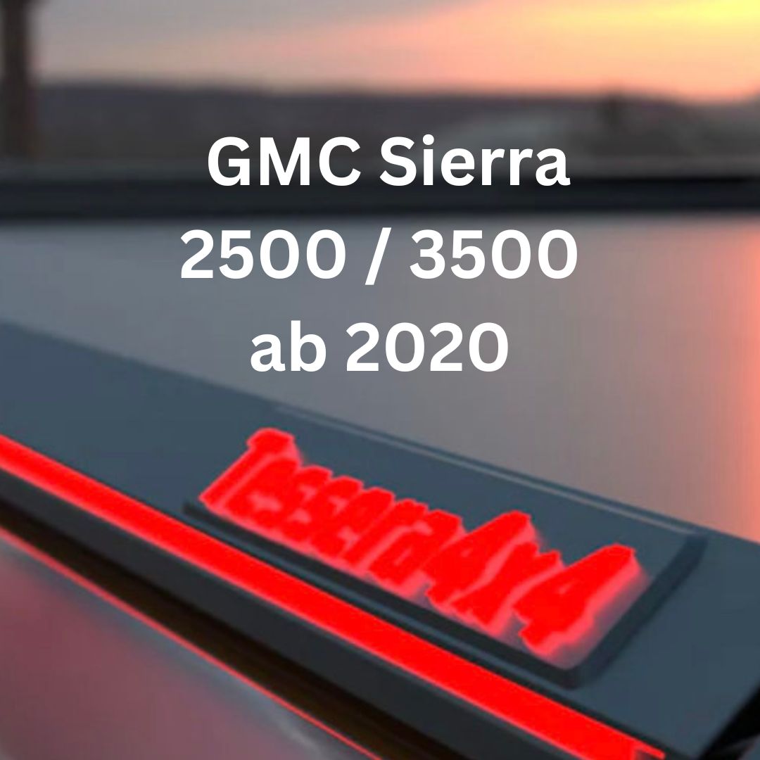 Laderaumrollo Tessera Roll+ GMC Sierra 2500 / 3500 HD, ab 2020, schwarz-matt