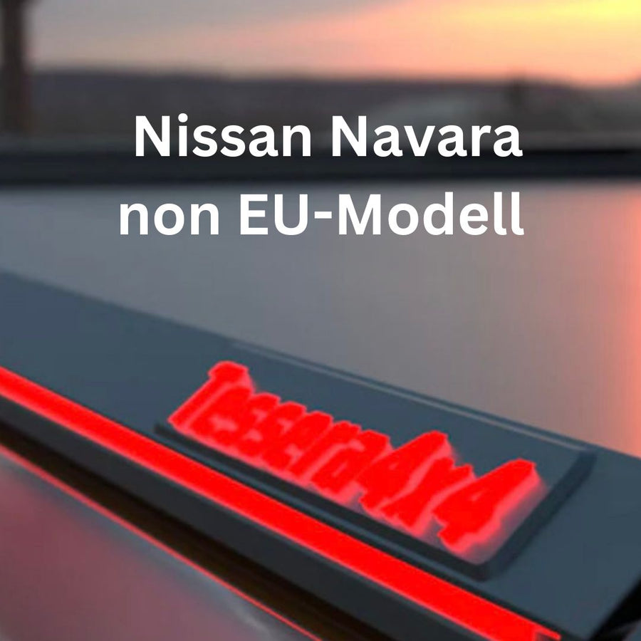 Pickuprollo Tessera Roll+ für Nissan Navara (kein EU-Modell) ab 2023 – Laderaumabdeckung aus Aluminium, Schwarz Matt
