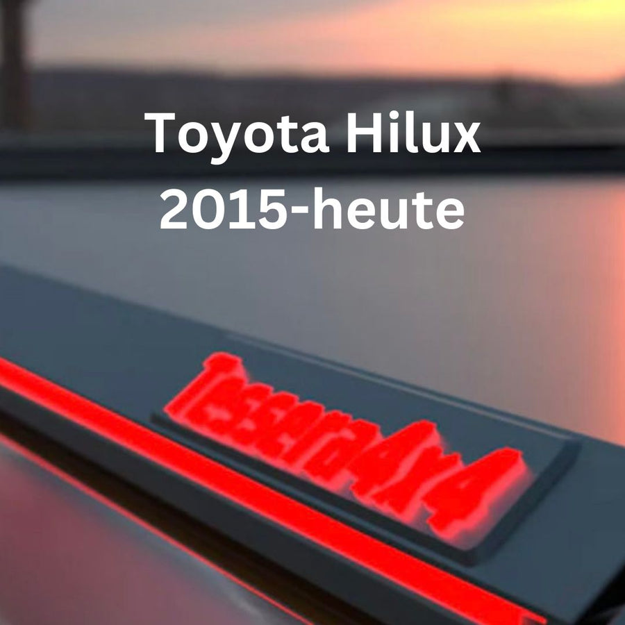 Pickuprollo Tessera Roll+ für Toyota Hilux Revo, 2016 - heute – Laderaumabdeckung aus Aluminium, Schwarz Matt