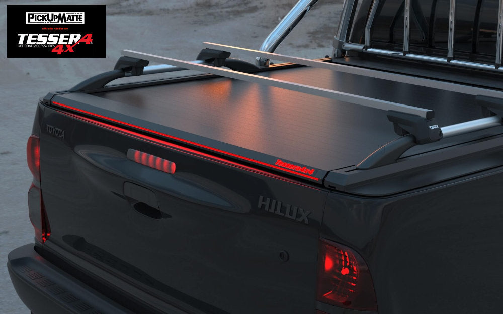 Laderaumrollo Tessera Roll+ Toyota Hilux Revo, 2016 - heute, matt schwarz