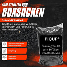 Box Premium Gummigranulat 30 kg, ca. 50 ltr., Füllmaterial für Boxsack Boxbirne Wandschlagkissen Makiwara Maisbirne Boxbirne Schlagbirne Trittsack