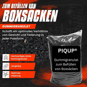 Box Premium Gummigranulat 30 kg, ca. 50 ltr., Füllmaterial für Boxsack Boxbirne Wandschlagkissen Makiwara Maisbirne Boxbirne Schlagbirne Trittsack