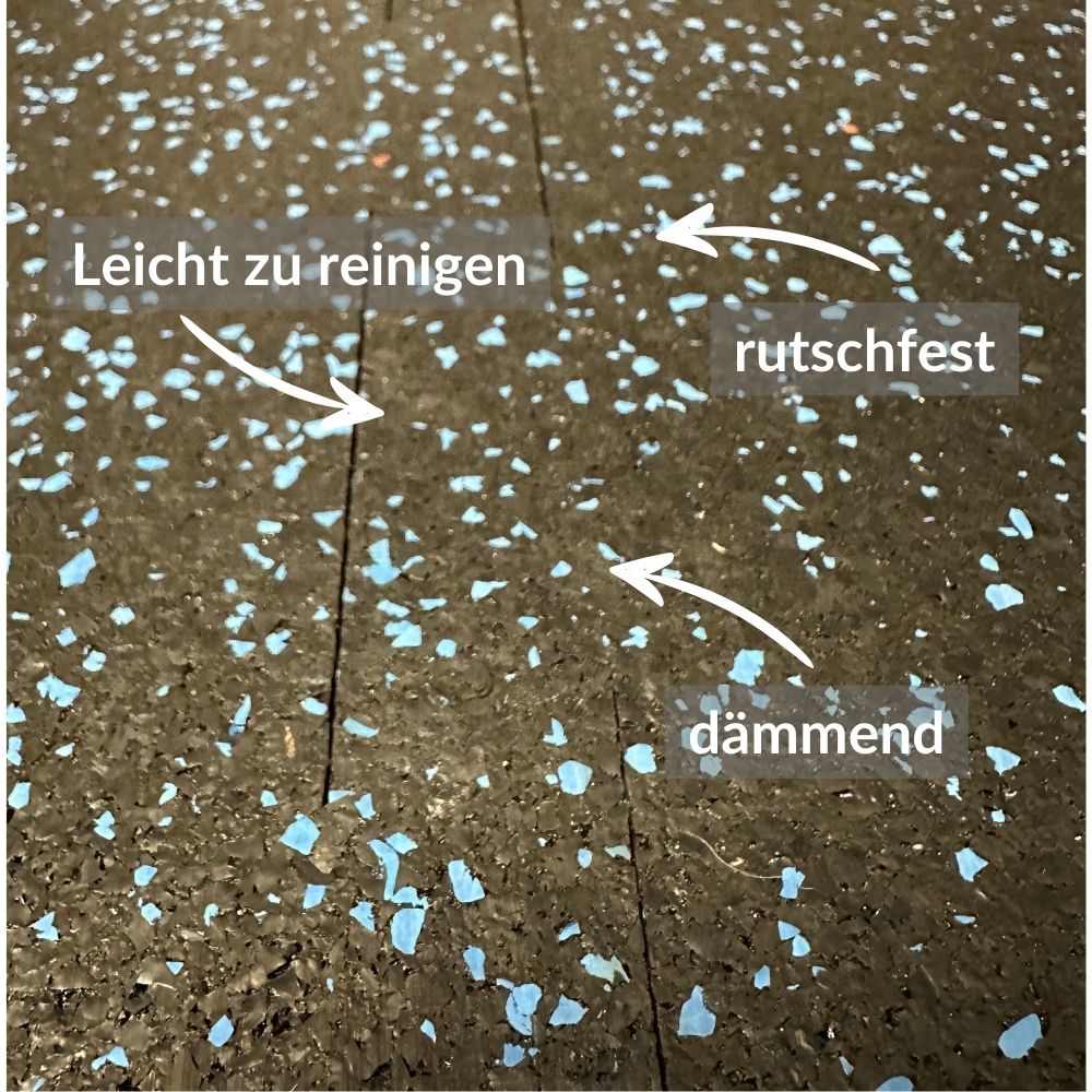Sportboden Stecksystem 6mm – Perfekte Dämpfung & Schutz für dein Gym