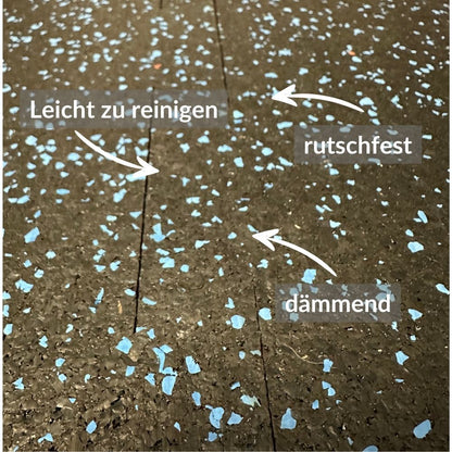 Sportboden Stecksystem 6mm – Perfekte Dämpfung & Schutz für dein Gym