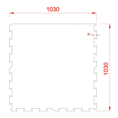 Sportboden Stecksystem 6mm – Perfekte Dämpfung & Schutz für dein Gym