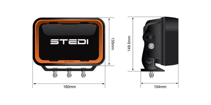 STEDI Quad EVO LED LED – Fernscheinwerfer (Centre Module)