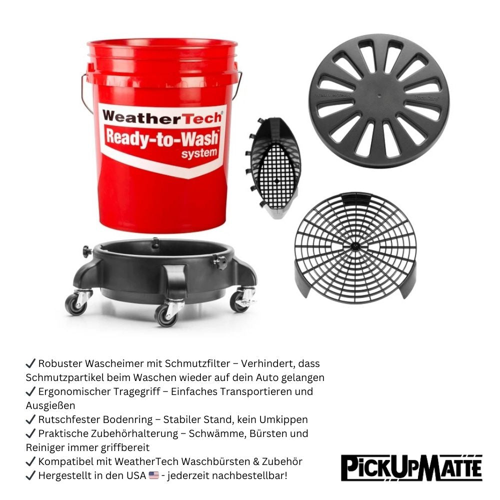 Weathetech Ready-to-Wash Bucket System – Das ultimative Autowasch-Set 🚗🧼