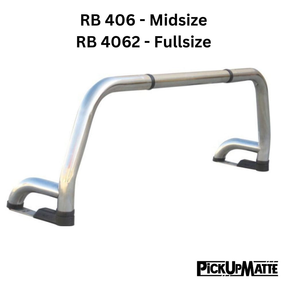 Überrollbügel Ø65mm passend für Tessera Pickuprollo Tessera Roll+ / Tessera SE Edelstahl silber oder schwarz