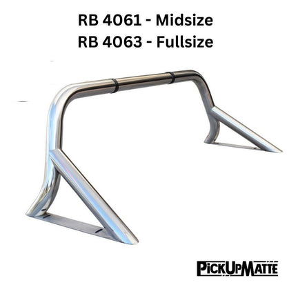 Überrollbügel Ø65mm passend für Tessera Pickuprollo Tessera Roll+ / Tessera SE Edelstahl silber oder schwarz