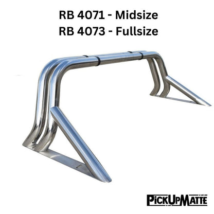 Überrollbügel Ø65mm passend für Tessera Pickuprollo Tessera Roll+ / Tessera SE Edelstahl silber oder schwarz