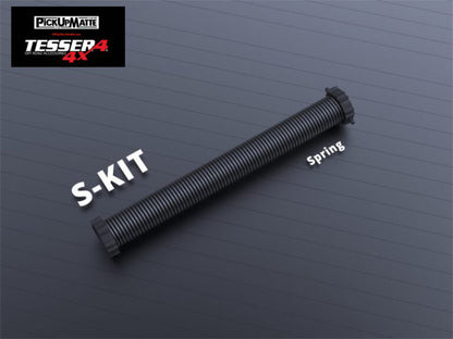 Pickuprollo Tessera Roll+ für Toyota Tacoma – Laderaumabdeckung aus Aluminium, Schwarz Matt