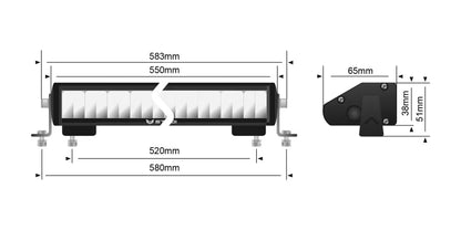 STEDI LED – Lightbar ST1K 21.5 Zoll mit E – Prüfzeichen