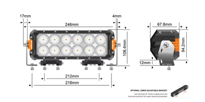 STEDI LED – Lightbar ST3303 PRO 11 Zoll Ultra High Output