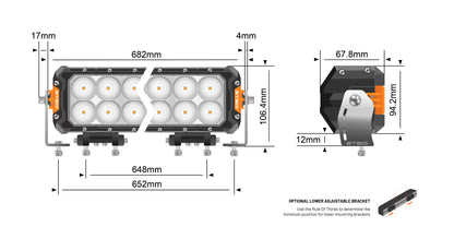 STEDI LED – Lightbar ST3303 PRO 28.2 Zoll Ultra High Output