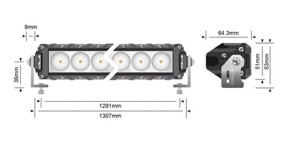 STEDI LED – Lightbar ST3K 51.5 Zoll
