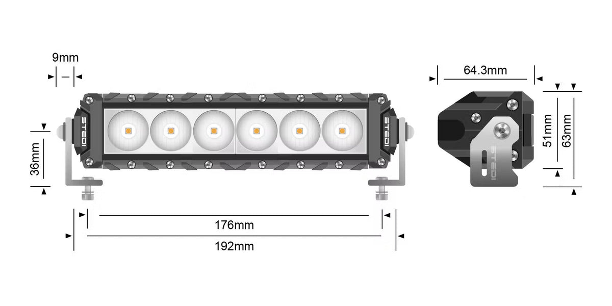 STEDI LED – Lightbar ST3K 7.5 Zoll