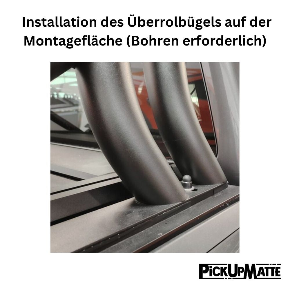 Überrollbügel Ø65mm passend für Tessera Pickuprollo Tessera Roll+ / Tessera SE Edelstahl silber oder schwarz