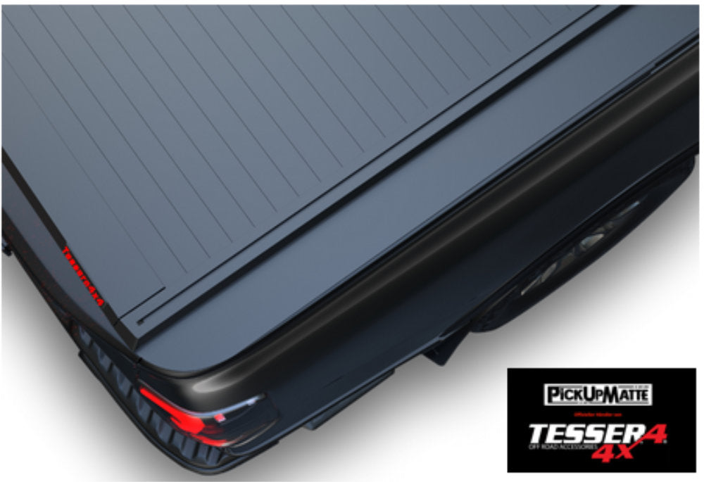 Laderaumabdeckung Tessera SE für FORD Ranger 2023 New Generation Extrakabine schwarz matt