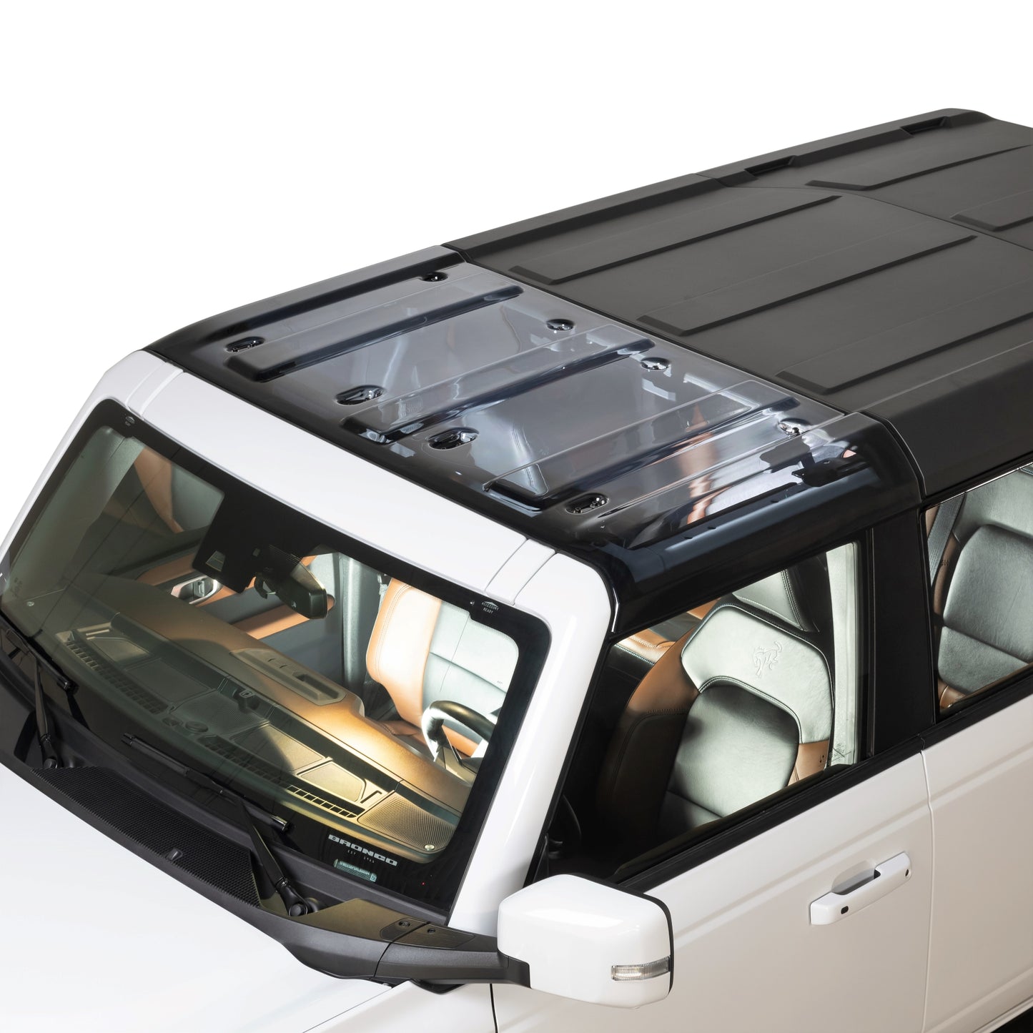 Putco Element™ Sky View Clear Lid Hard Top für Ford Bronco – Getöntes Panoramadach mit Premium UV-Schutz ,