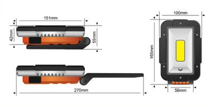 STEDI T1500 LED Arbeits – & Camping Lampe