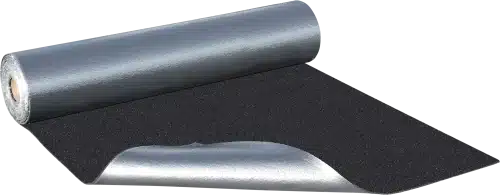 KRAITEC® top alu FiRe – alukaschierte, flammenhemmende Bautenschutzmatte 8 mm