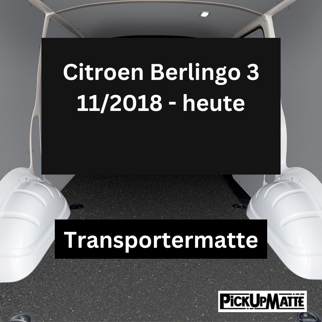 Antirutschmatte für Citroen Berlingo 3, 11/2018-heute– passgenaue Transportermatte