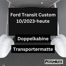 Antirutschmatte Ford Transit Custom Kastenwagen, 10/2023-heute, DOPPELKABINE, Verbrenner oder E-Transit Custom