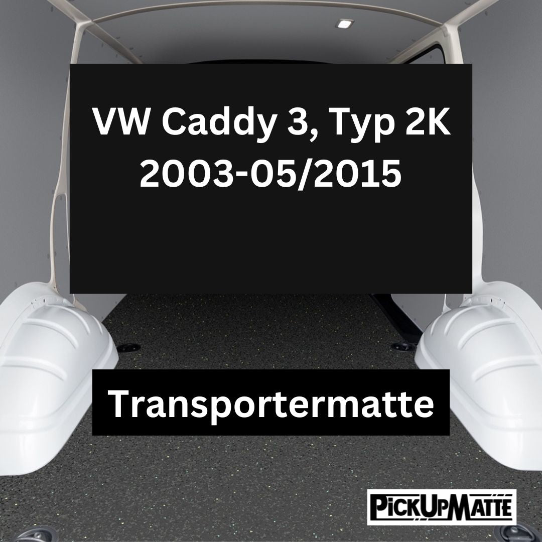 Antirutschmatte für VW Caddy 3, Typ 2K, 2003-05/2015– passgenaue Transportermatte