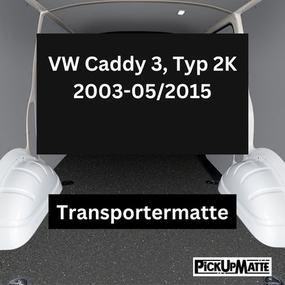 Antirutschmatte für VW Caddy 3, Typ 2K, 2003-05/2015– passgenaue Transportermatte