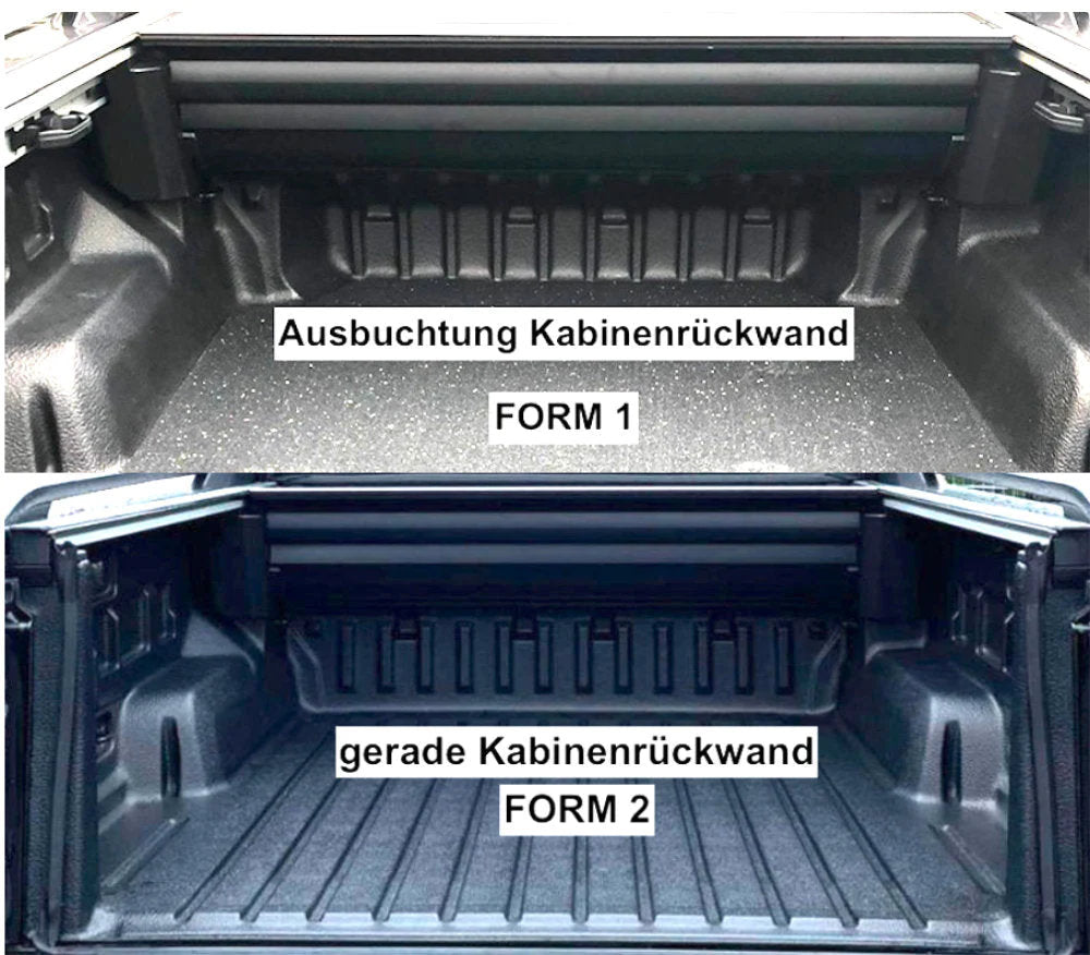 Antirutschmatte VW Amarok, ab 2023 New Generation - Auswahl alle Ladeflächenformen