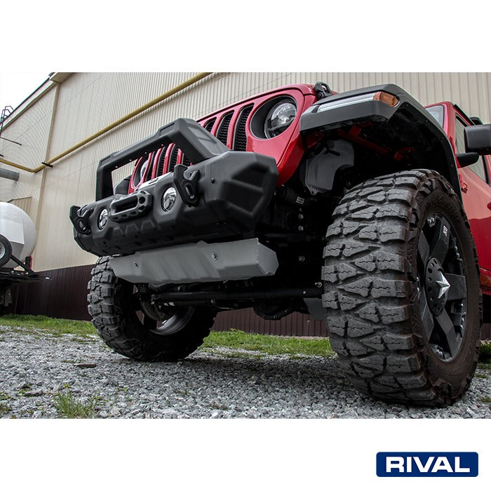 RIVAL Offroad-Frontstoßstange für Jeep Wrangler 2007-2018, 2018- – Stahl